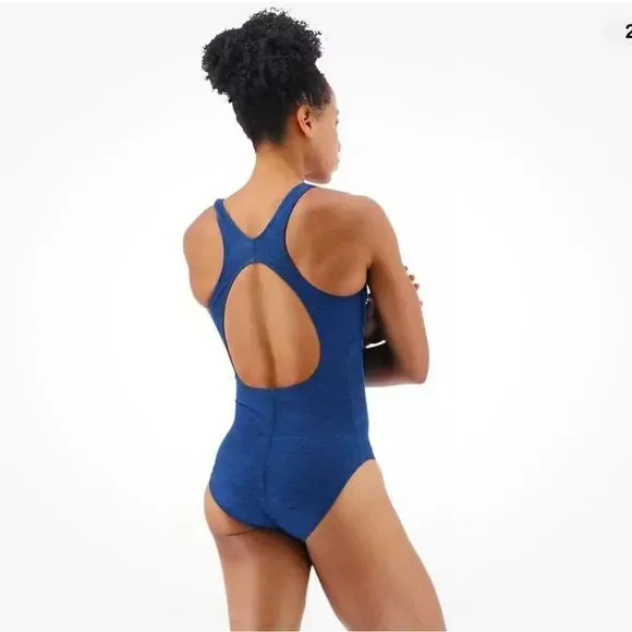 TYR Women's Maxfit Splice Swimsuit - Navy & Blue Size 8 NWT